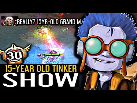 Lens Tinker - 15 yr Old kid Genius Tinker | Dota 2 Tinker Gameplay |