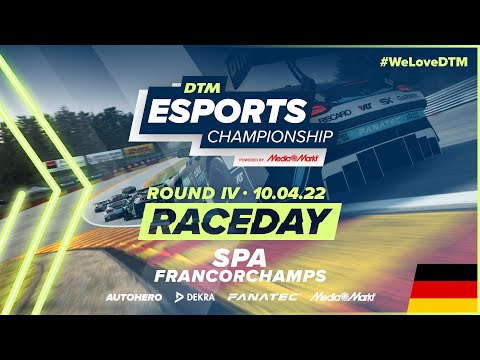 🇩🇪 DTM Esports Championship powered by MediaMarkt 2022: Round 4 - Spa-Francorchamps