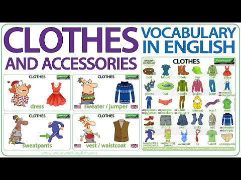 Clothes in English | Learn English Clothes Vocabulary | Names of clothes in English
