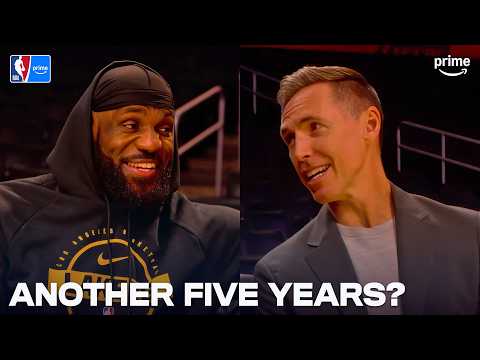 LeBron James Exclusive: Routine, Longevity, and the Sprint to the Playoffs | NBA on Prime