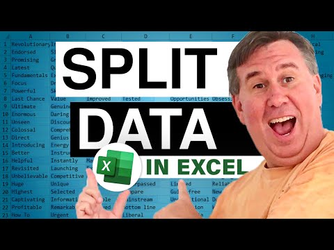 Excel Data Split Duel: Split Data to Multiple Columns - Duel 182 - Episode 2086