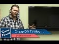 DIY Flat Screen TV Wall Mount: CHEAP! 