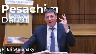 דף יומי פשחים דף 91 מאת ה' אלי סטפנסקי
