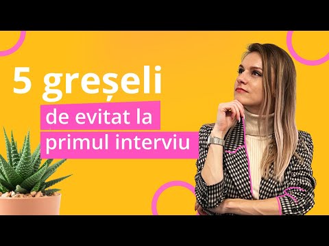 Interviu de angajare. 5 greșeli de evitat
