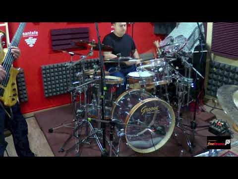 Groove Cymbals Blaze series set & Groove Drum Co. "Bonzo" acrylic set