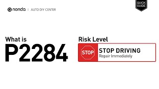 dtc p2284 quickly Fix