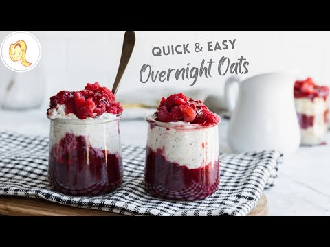Easy Healthy Overnight Oats | plant-based, vegan, gluten-free