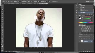 Photoshop Album Cover Tutorial 1: Cutting out your artist