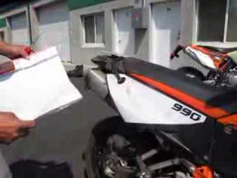 Protecting Motorcycle With Giant Loop's Vinyl Protective Film