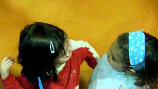 Con Cayetana comiendo