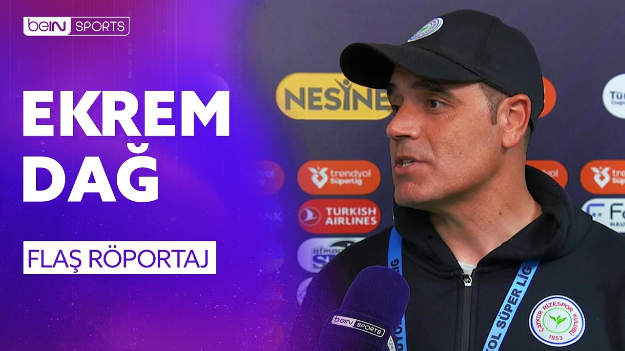 Çaykur Rizespor - Beşiktaş Maç Sonu Antrenör Ekrem Dağ'ın Açıklamaları