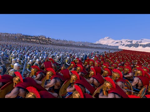 10.000 SPARTANS vs 40.000 FOOTMEN - Ultimate Epic Battle Simulator