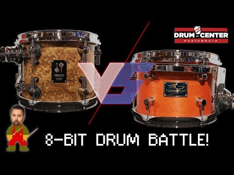 The 8-Bit Drum Battle - Canopus RFM vs. Sonor Prolite!