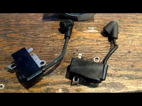 Chainsaw, good coil, weak spark.