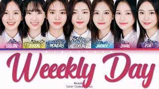 Download lagu [CORRECTED] Weeekly (위클리) - Weeekly Day Lyrics (Han/Rom/Eng/Color Coded/Lyrics/가사) | bingsoosh mp3
