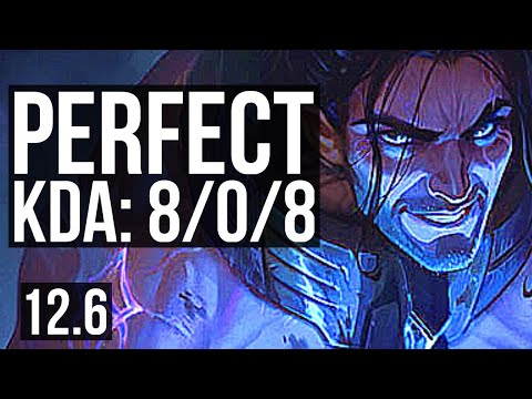 SYLAS vs GRAGAS (MID) | 8/0/8, Legendary, 300+ games | KR Diamond | 12.6