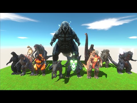 Who Is The Strongest Godzilla ? - Animal Revolt Battle Simulator