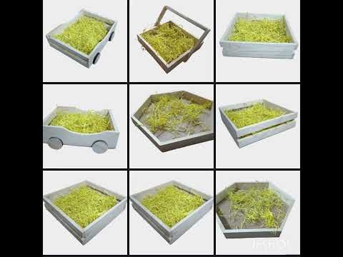 Mdf vayu art & crafts decorated net basket