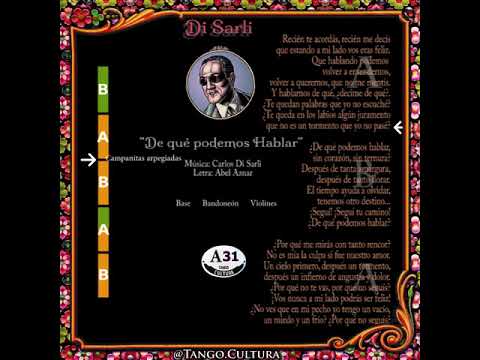 Carlos Di Sarli - De que podemos hablar - Análisis - Tango Cultura