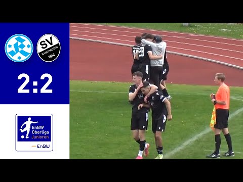 EnBW-Oberliga - A-Junioren: SV Stuttgarter Kickers - SV Sandhausen