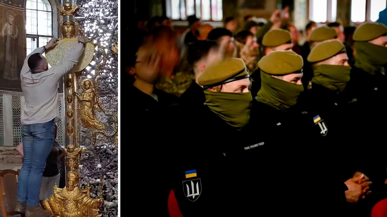 Он напрыгнул на Царские врата и накинул тряпку. Кто и зачем провел очереднои?