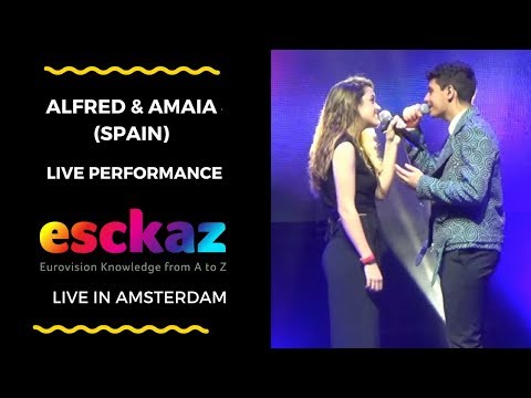 ESCKAZ in Amsterdam: Alfred & Amaia (Spain) - Tu canción