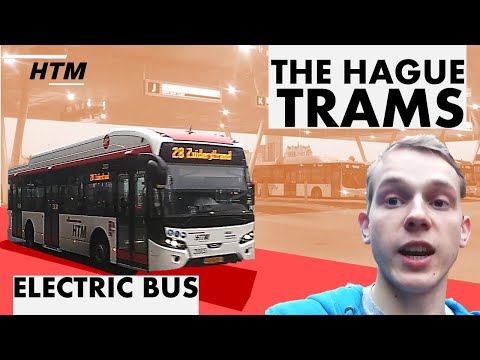 Netherlands: HTM Electric Bus | All the Trams in The Hague