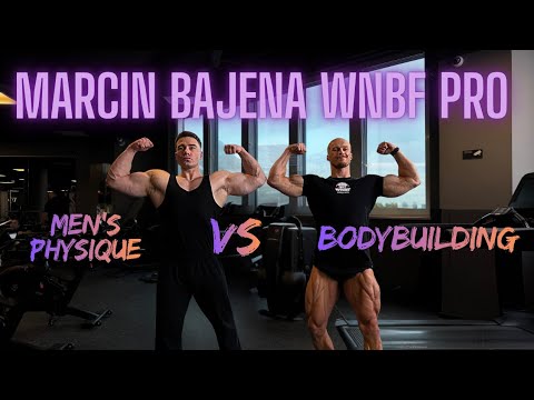 Marcin Bajena- trening dwóch zawodników WNBF PRO | męska sylwetka vs kulturystyka 