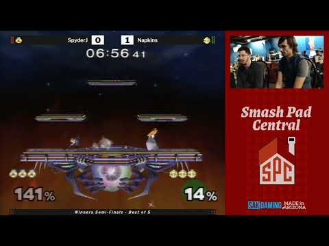 SPC 134 Winners Semis - SpyderJ (Sheik) vs Napkins (Peach)