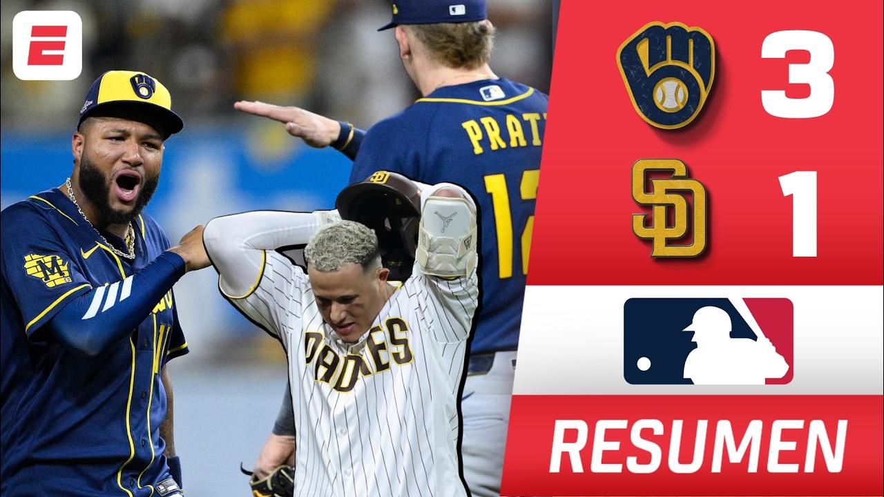 MILWAUKEE BREWERS vs SAN DIEGO PADRES | Juego 4 Serie Divisional | Highlights | Resumen | MLB