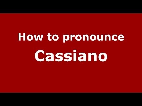 How to pronounce Cassiano (Brazilian Portuguese/São Paulo, Brazil)  - PronounceNames.com