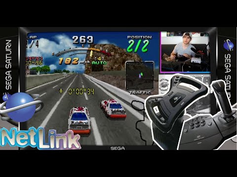 Sega Saturn Netlink Match #19 | Daytona USA CCE Netlink Edition | MissionStick/ArcadeWheel (Dreampi)