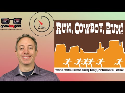 Run Cowboy Run Quick Overview by the GameBoyGeek