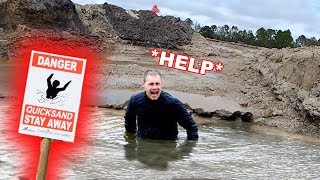 Almost Got Swallowed By Florida QuickSands (24 Hour Challenge)