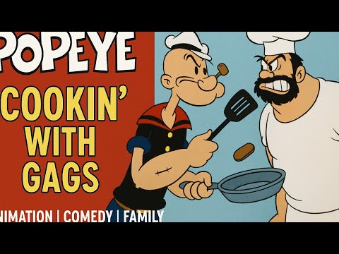 Popeye | Cookin with Gags | Animation | Comedy |  Family