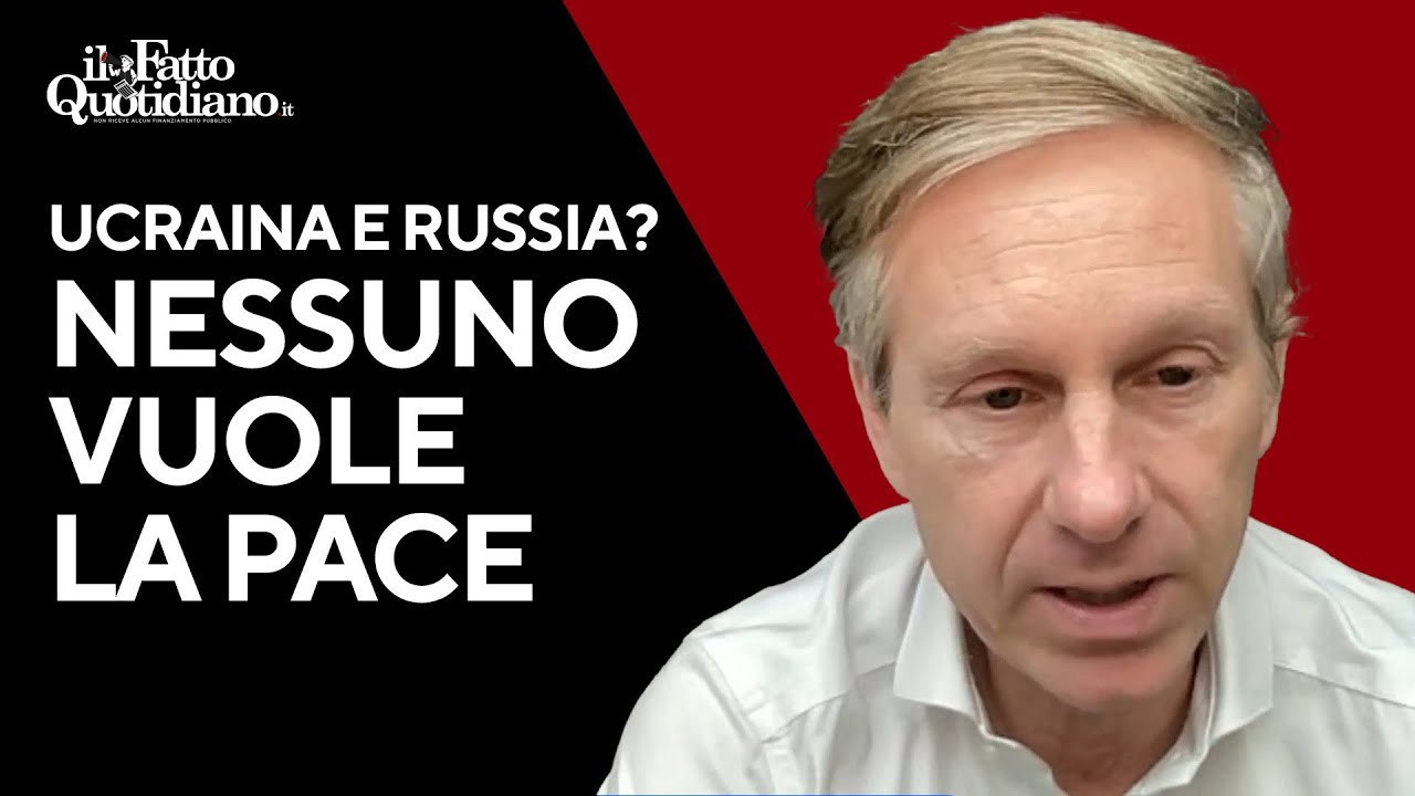 Orsini: "Nessuno vuole davvero la pace", ecco perché