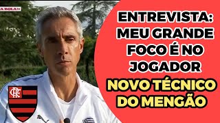 ENTREVISTA DE PAULO SOUSA - NOVO TCNICO DO FLAMENGO