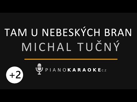 Michal Tučný  - Tam u nebeských bran (Vyšší tónina) | Piano Karaoke Instrumental