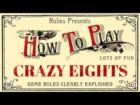 How to Play Crazy Eights (card game) - YouTube