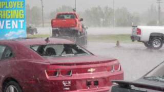 preview picture of video 'hail storm carlyle sask'