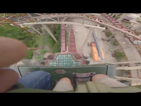 Front row point of view footage of MonteZOOMa: The Forbidden Fortress