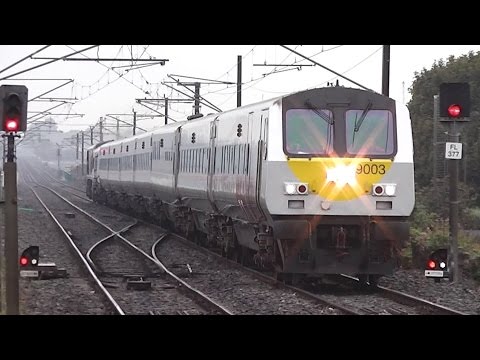 Irish Rail 201 Class Loco 227 + Enterprise Train 9003 - Malahide Station