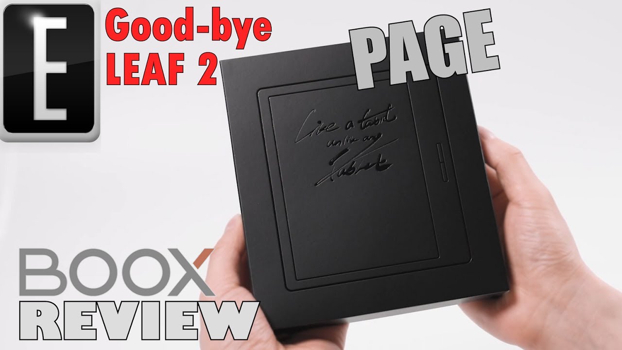 Leaf 3 !? No, it's the Onyx Boox PAGE Review