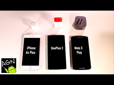 iPhone 6s Plus vs OnePlus 2 vs Moto X Play - Charging Times Compared