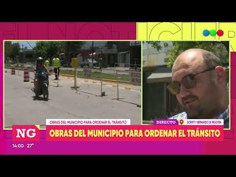 Obras del municipio para reorganizar el tránsito en la zona de Av. Gorriti y Bernardo de Irigoyen