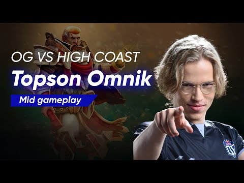 OG.Topson Omniknight Mid NEW META | Full Gameplay Dota 2 7.28