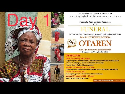Mrs Lucy Iyengumwena Otaren Burial Ceremony Part 1