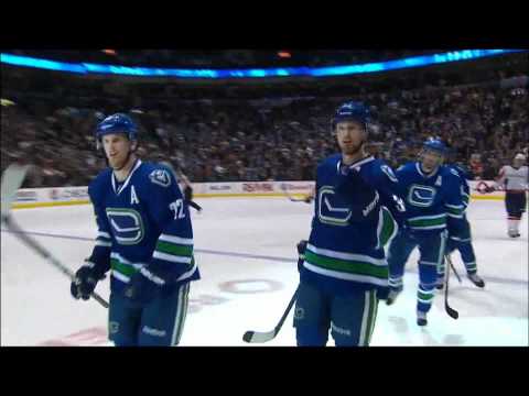 Canucks vs Capitals Henrik Sedin 5-4 Goal 10/29/2011