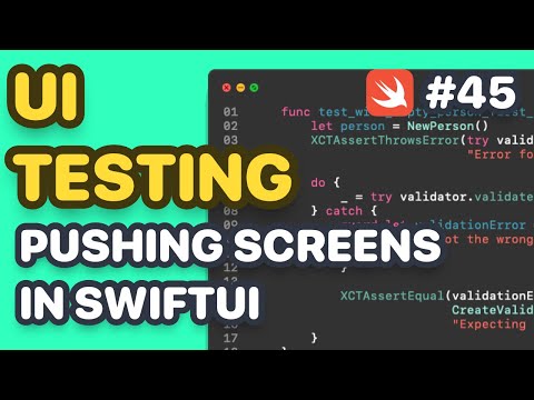 UI Testing Pushing To Screen In SwiftUI, How To Write UI Tests for Our DetailView thumbnail