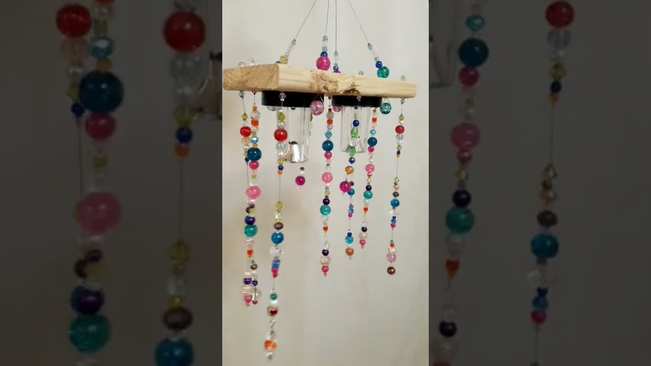 watch the beaded suncatcher turn into a beaded hanging light!